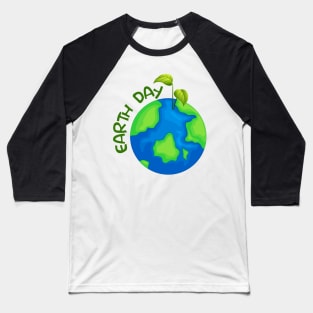 Earth day Concept Baseball T-Shirt